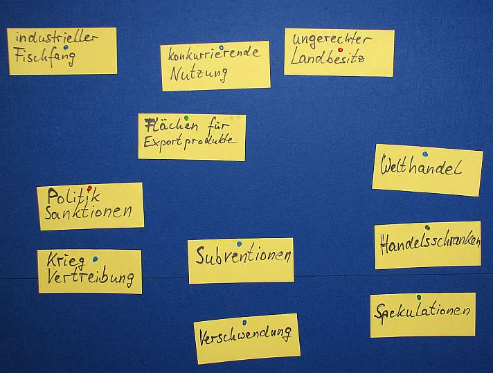 Gründe für Hunger